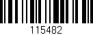 Código de barras (EAN, GTIN, SKU, ISBN): '115482'