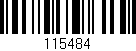 Código de barras (EAN, GTIN, SKU, ISBN): '115484'