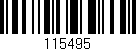 Código de barras (EAN, GTIN, SKU, ISBN): '115495'