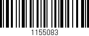 Código de barras (EAN, GTIN, SKU, ISBN): '1155083'