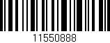 Código de barras (EAN, GTIN, SKU, ISBN): '11550888'