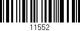 Código de barras (EAN, GTIN, SKU, ISBN): '11552'