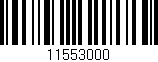 Código de barras (EAN, GTIN, SKU, ISBN): '11553000'