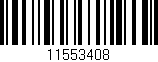 Código de barras (EAN, GTIN, SKU, ISBN): '11553408'