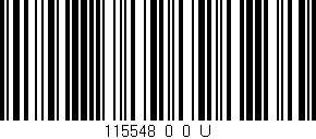 Código de barras (EAN, GTIN, SKU, ISBN): '115548_0_0_U'