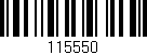 Código de barras (EAN, GTIN, SKU, ISBN): '115550'