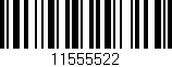 Código de barras (EAN, GTIN, SKU, ISBN): '11555522'