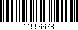 Código de barras (EAN, GTIN, SKU, ISBN): '11556678'