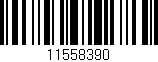Código de barras (EAN, GTIN, SKU, ISBN): '11558390'