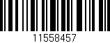 Código de barras (EAN, GTIN, SKU, ISBN): '11558457'