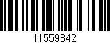 Código de barras (EAN, GTIN, SKU, ISBN): '11559842'