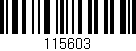 Código de barras (EAN, GTIN, SKU, ISBN): '115603'