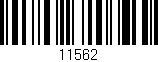 Código de barras (EAN, GTIN, SKU, ISBN): '11562'