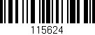 Código de barras (EAN, GTIN, SKU, ISBN): '115624'