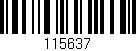 Código de barras (EAN, GTIN, SKU, ISBN): '115637'