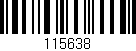 Código de barras (EAN, GTIN, SKU, ISBN): '115638'