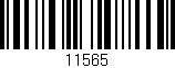 Código de barras (EAN, GTIN, SKU, ISBN): '11565'