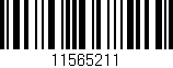 Código de barras (EAN, GTIN, SKU, ISBN): '11565211'