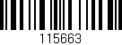 Código de barras (EAN, GTIN, SKU, ISBN): '115663'