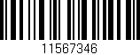 Código de barras (EAN, GTIN, SKU, ISBN): '11567346'