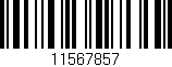Código de barras (EAN, GTIN, SKU, ISBN): '11567857'