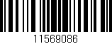 Código de barras (EAN, GTIN, SKU, ISBN): '11569086'
