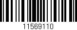 Código de barras (EAN, GTIN, SKU, ISBN): '11569110'