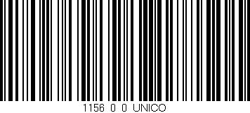 Código de barras (EAN, GTIN, SKU, ISBN): '1156_0_0_UNICO'