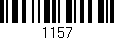 Código de barras (EAN, GTIN, SKU, ISBN): '1157'