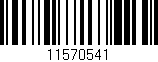 Código de barras (EAN, GTIN, SKU, ISBN): '11570541'