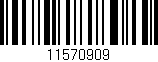 Código de barras (EAN, GTIN, SKU, ISBN): '11570909'