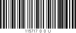 Código de barras (EAN, GTIN, SKU, ISBN): '115717_0_0_U'