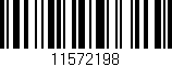 Código de barras (EAN, GTIN, SKU, ISBN): '11572198'