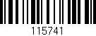 Código de barras (EAN, GTIN, SKU, ISBN): '115741'