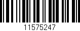 Código de barras (EAN, GTIN, SKU, ISBN): '11575247'