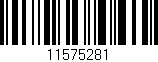 Código de barras (EAN, GTIN, SKU, ISBN): '11575281'