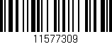 Código de barras (EAN, GTIN, SKU, ISBN): '11577309'