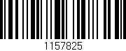Código de barras (EAN, GTIN, SKU, ISBN): '1157825'