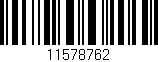 Código de barras (EAN, GTIN, SKU, ISBN): '11578762'