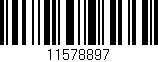 Código de barras (EAN, GTIN, SKU, ISBN): '11578897'