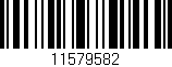 Código de barras (EAN, GTIN, SKU, ISBN): '11579582'