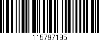 Código de barras (EAN, GTIN, SKU, ISBN): '115797195'