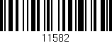 Código de barras (EAN, GTIN, SKU, ISBN): '11582'