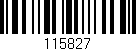 Código de barras (EAN, GTIN, SKU, ISBN): '115827'