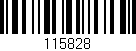 Código de barras (EAN, GTIN, SKU, ISBN): '115828'