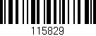 Código de barras (EAN, GTIN, SKU, ISBN): '115829'