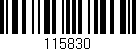 Código de barras (EAN, GTIN, SKU, ISBN): '115830'