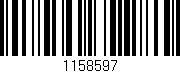 Código de barras (EAN, GTIN, SKU, ISBN): '1158597'