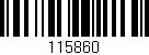 Código de barras (EAN, GTIN, SKU, ISBN): '115860'