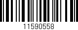 Código de barras (EAN, GTIN, SKU, ISBN): '11590558'